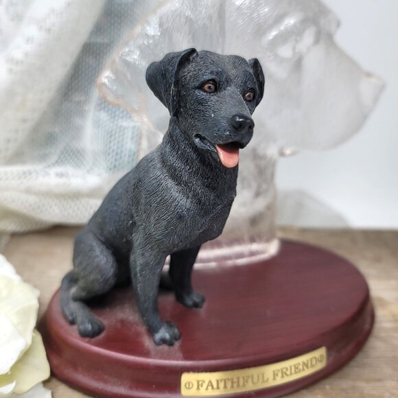 The Bradford Exchange Labs Dogs 2002 Faithful Friend Black Lab - Picture 3 of 8